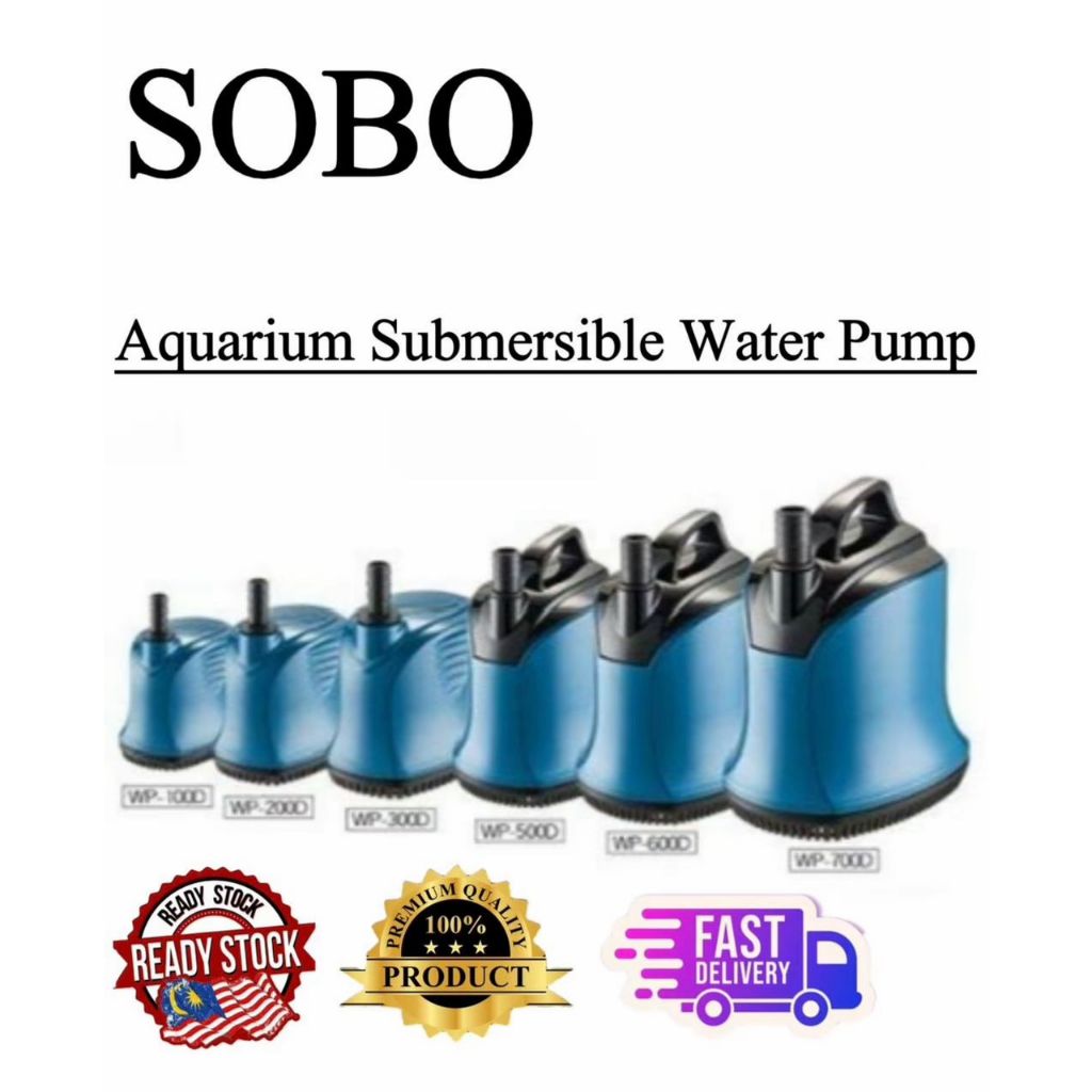 ปั๊มน้ําใต้น้ําตู้ปลา WP-200D 25W WP-100D 7W WP-300D 35W WP-500D 55W WP-600D WP-700D Pam Air