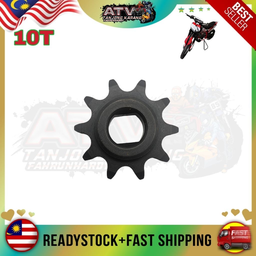 -K06- สเตอร์หน้า Pinion สําหรับ koshine KTM50 NRG50 NRG65 NRG 50 NRG 65 KXD PRO 50cc 65cc