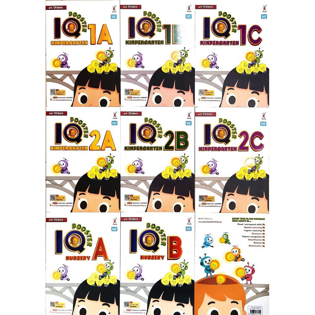 (PELANI)WITH STICKERS IQ BOOSTER KINDERGARTEN