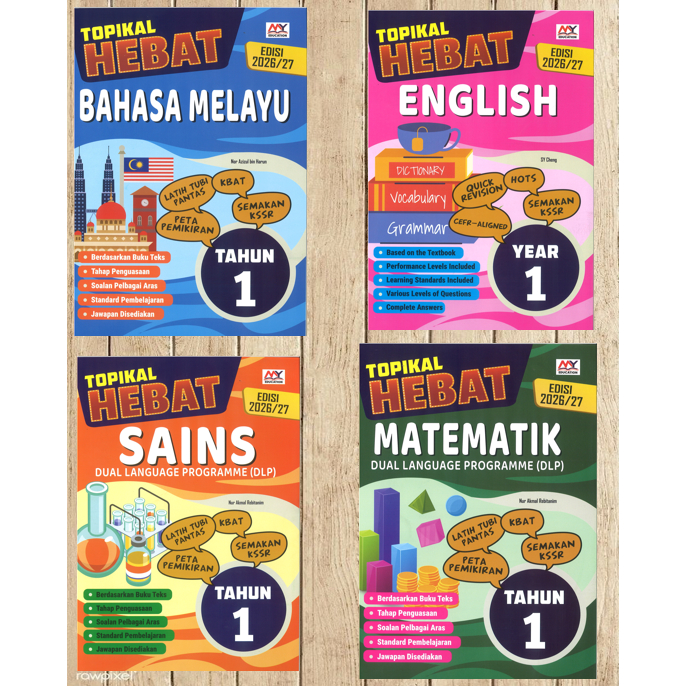 YEAR 1 GREAT TOPICAL EDITION 2026/27 - B.Malay~English~Matematic [dlp]~Sains [dlp]
