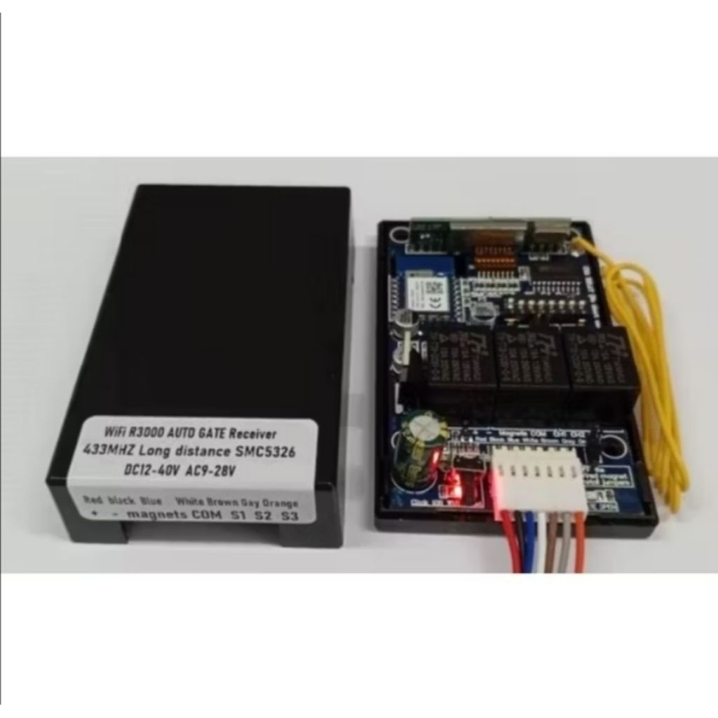ตัวรับสัญญาณ Wifi Autogate พร้อมแอป SmartLife 433MHz สําหรับประตูทางเข้าประตูจุดทางออกรีโมทคอนโทรล T