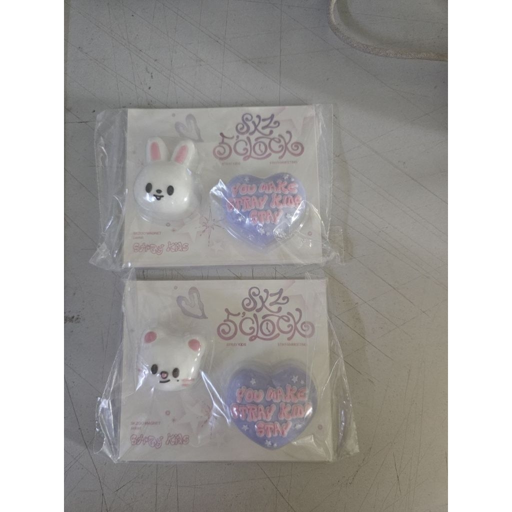 Straykids merch แม่เหล็กติดตู้เย็น skzoo jiniret leebit