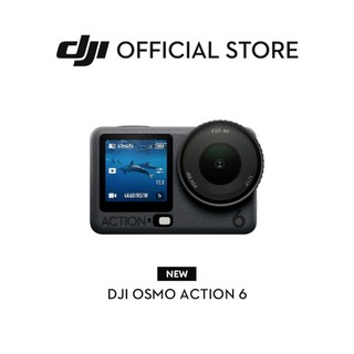 DJI Osmo Action 6 - Action Camera | 1/1.1-Inch Square Sensor | Variable Aperture | 4K 360° HorizonSteady | 50GB Storage