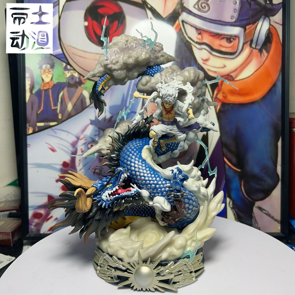 เรือ Johor One Piece อะนิเมะ Action Figure Luffy Nika VS Kaido Figure