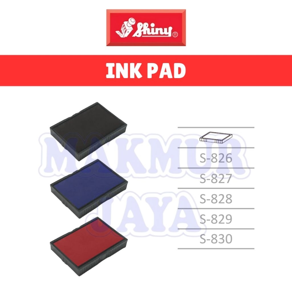[SHINOY] แผ่นรองหมึก - เงา S826/S827/S828/S829/S830/S826D/S827D/S828D/S829D/S830D