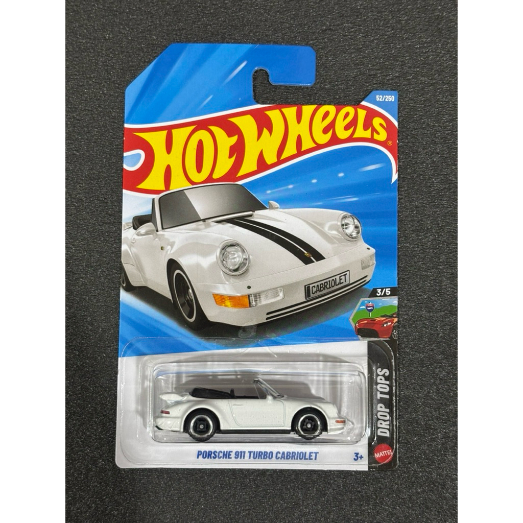 HOTWHEELS : PORSCHE 911 TURBO CABRIOLET
