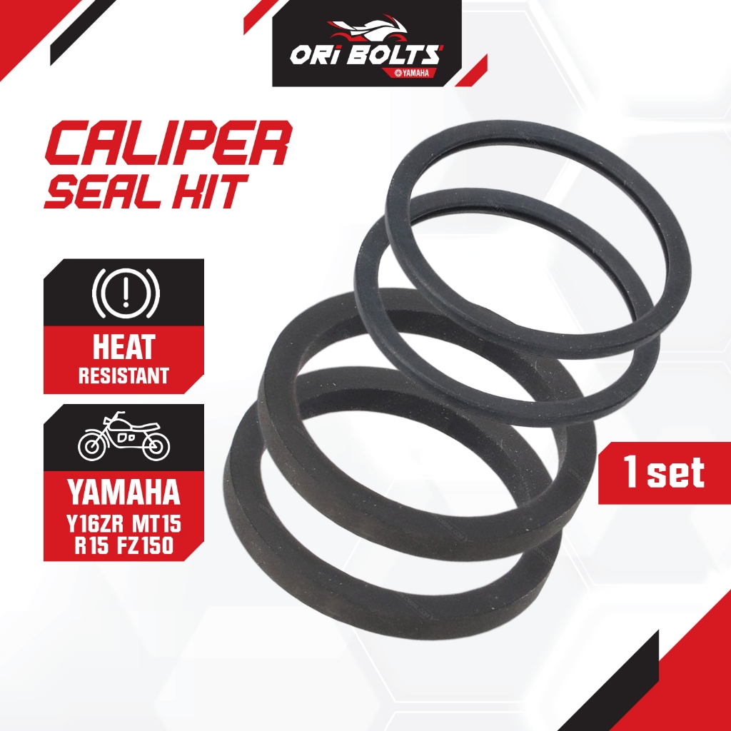 3C1-W0047-01 3C1-F5803-50 Yamaha Y16 R15 MT15 FZ O แหวนชุดซ่อมคาลิปเปอร์ซีลเบรค