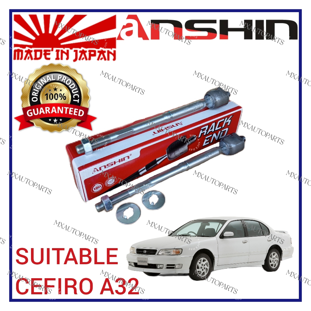 ANSHIN JAPAN RACK END NISSAN CEFIRO A32 RACK END SET