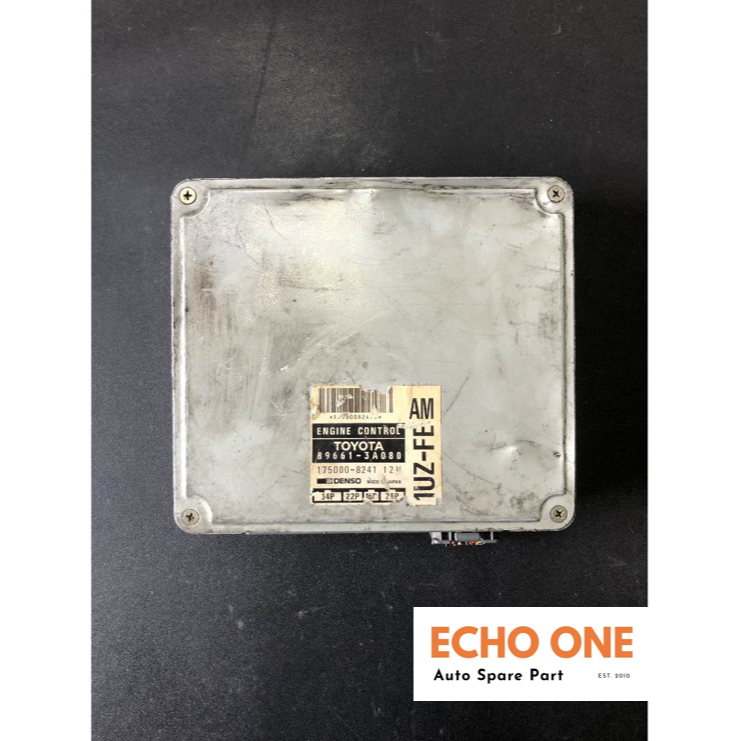ชุดควบคุมเครื่องยนต์ TOYOTA CROWN MAJESTA ECU 1UZ-FE 89661-3A080 ใช้