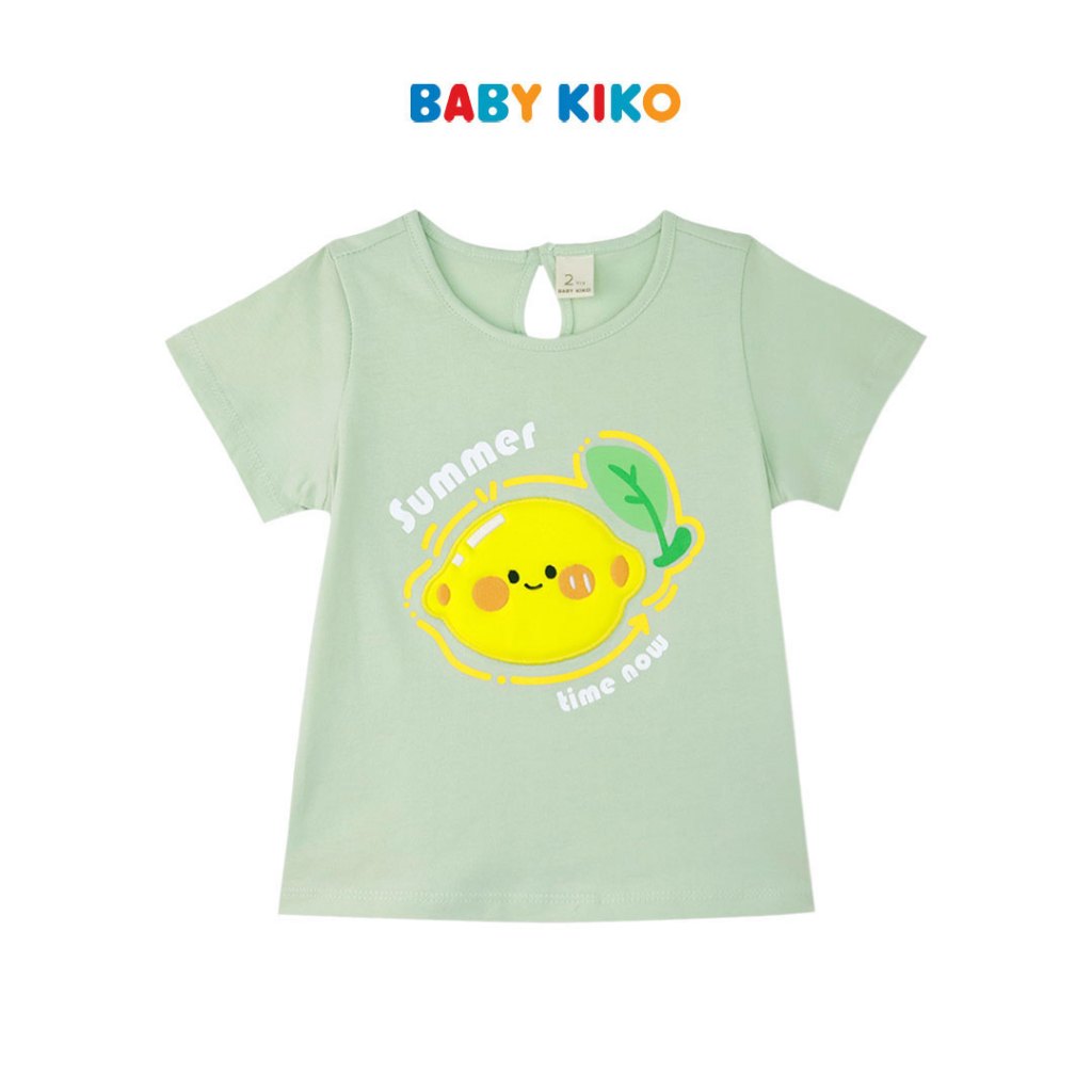 BABY KIKO Girl Fluffy Lemon Graphic Tee เสื้อคอกลม 02-F00075