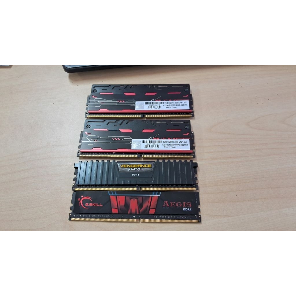 DDR4 16GB/8GB/4GB 3200/2666/2400/2133 Mhz Desktop Ram - Kingston SK Hynix Micron Corsair Vengeance L