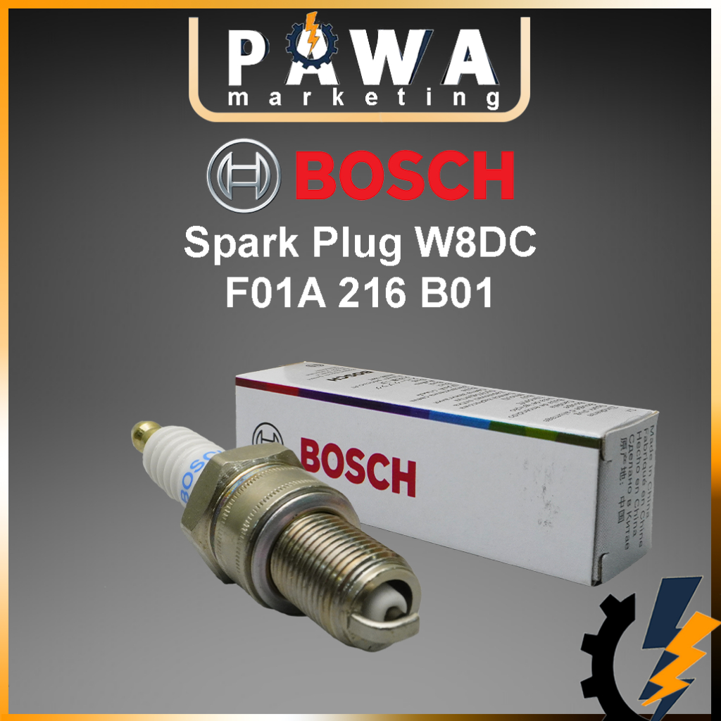 BOSCH SPARK PLUG F6TC W8DC CH7P-8 PROTON SAGA ISWARA 12V WIRA NISSAN VANETTE UNSER