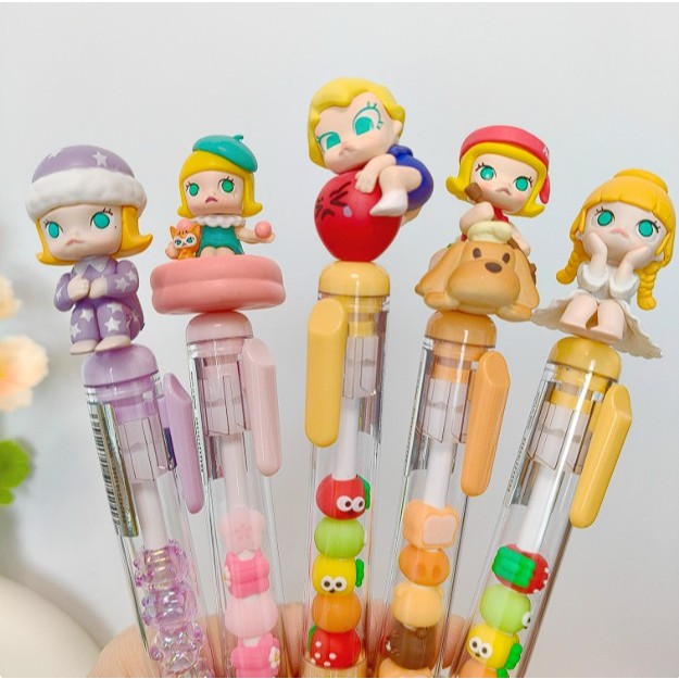 Molly Pen Pop Bead Pen guton Pen ปากกาลูกลื่น ปากกาน่ารัก Manik PopMart Molly