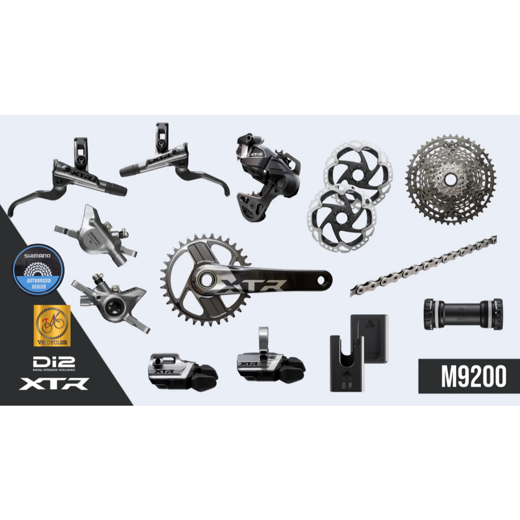 GROUPSET Shimano XTR M9200/M9250 Di2 12-Speed - ประกัน 3 ปี