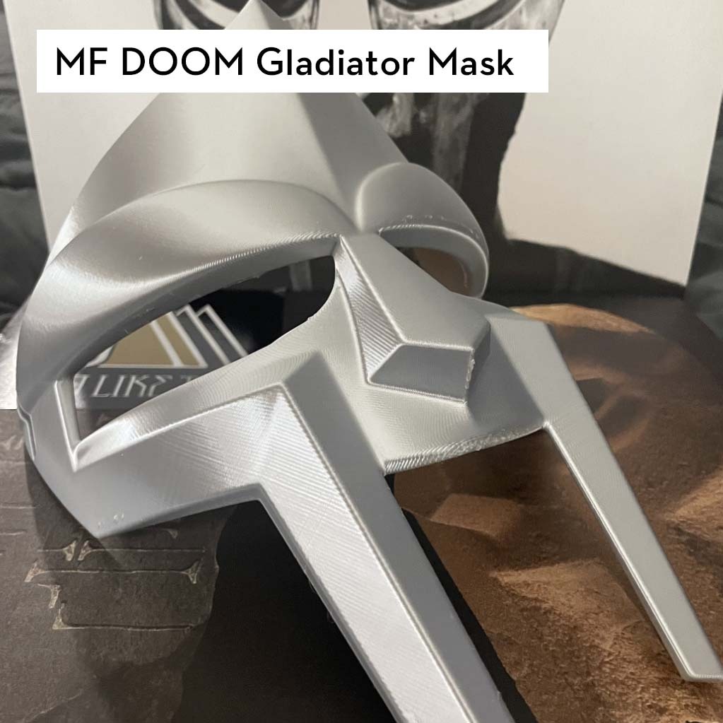 MF DOOM Gladiator Mask สําหรับคอสเพลย์หรืองานเลี้ยงอาหารค่ํา