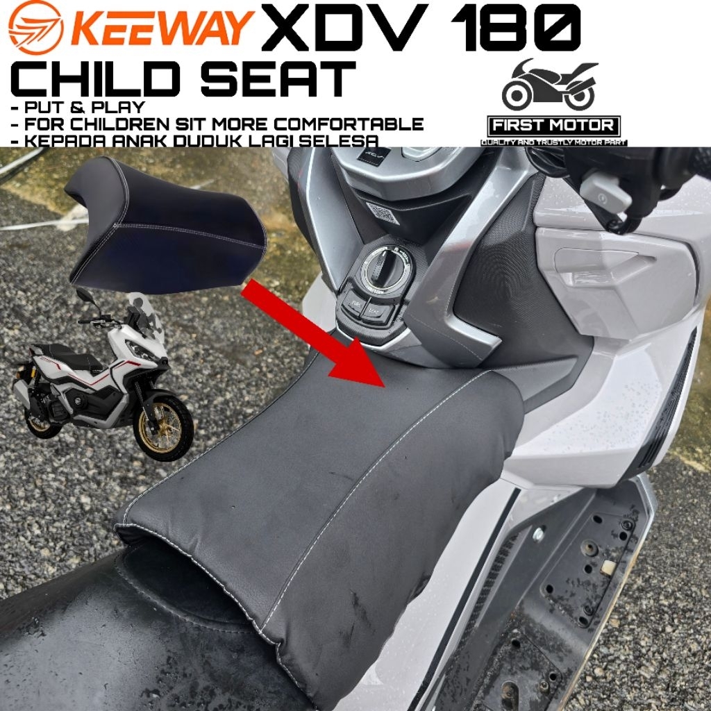 CHILD ที่นั่ง KEEWAY XDV180 XDV 180 อุปกรณ์เสริมที่นั่งที่นั่งที่นั่งอุปกรณ์เสริมดัดแปลง