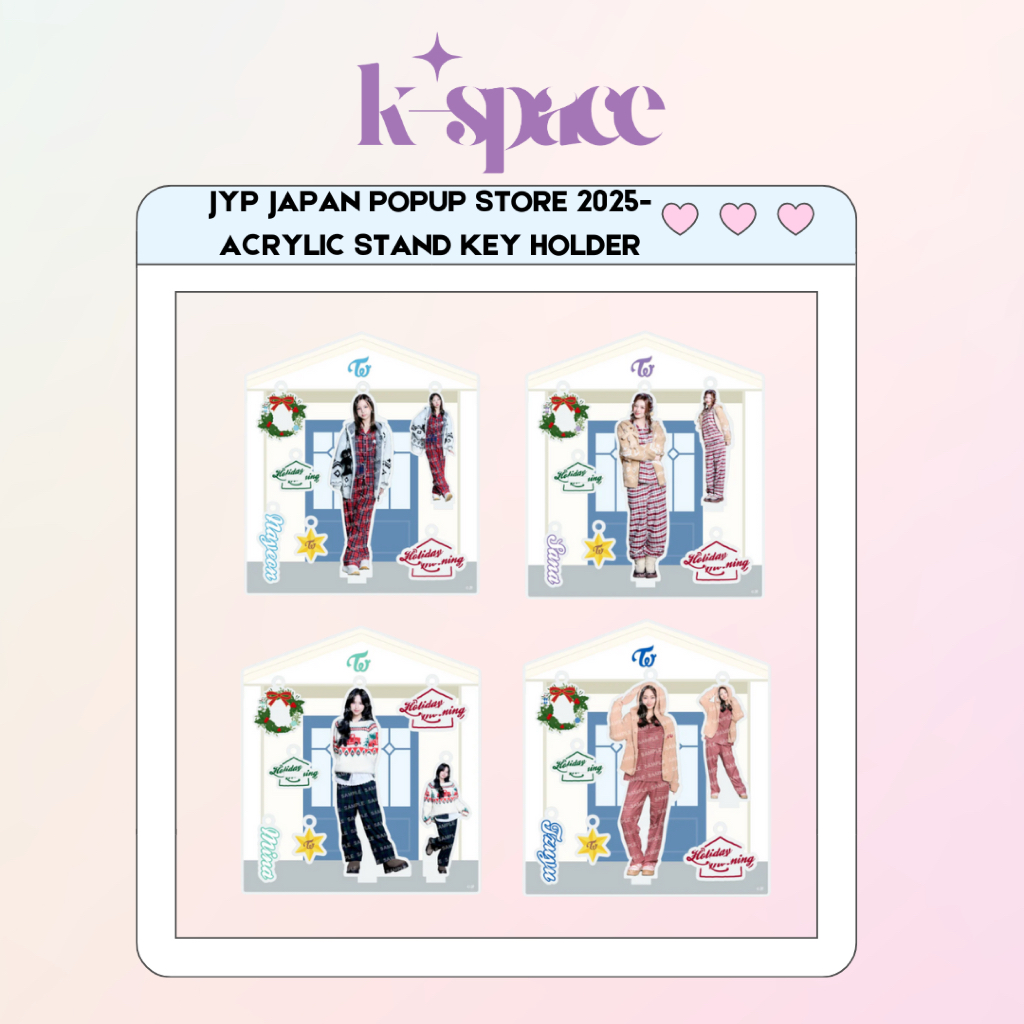 TWICE JAPAN POPUP STORE 2025-ACRYLIC STAND KEY HOLDER