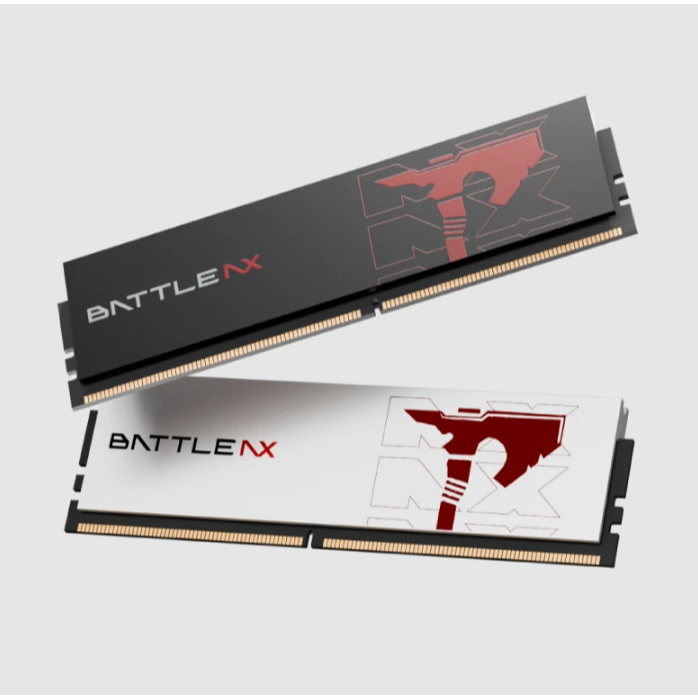 COLORFUL BATTLE-AX 8GB 16GB 3200Mhz DDR4 SINGLE RAM GAMING PERFORMANCE CL 16-20-40 HEATSINK สีดําสีข