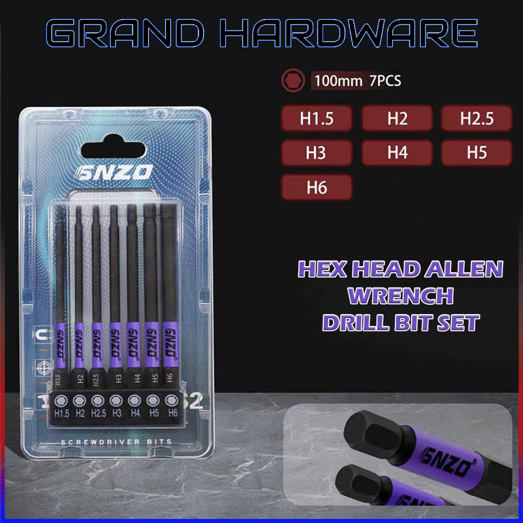 HEX HEAD ALLEN WRENCH DRILL BIT SET ALLEN SCREWDRIVER BIT MAGNETIC HEX KEY SCREWDRIVER SOCKET