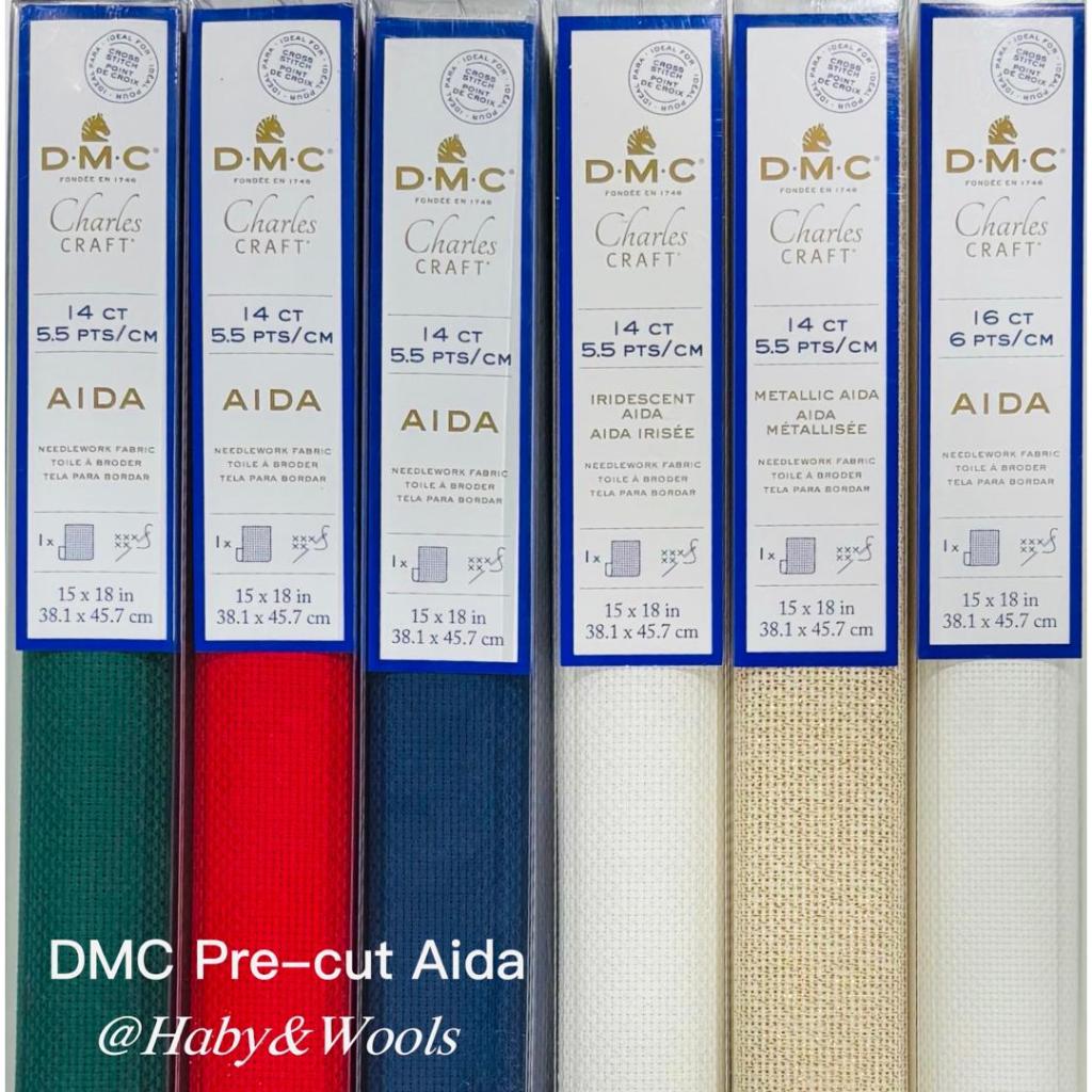 DMC Pre-cut Aida ผ้าคอตตอน 100% สําหรับปักครอสติส