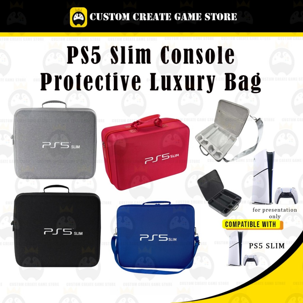 PS5 กระเป๋าเดินทางกระเป๋าป้องกันแข็ง PS5 กระเป๋าเก็บ PS5 Slim ps5 ใหญ่ bagps5 กระเป๋า Ps5 保护壳保护套纳包
