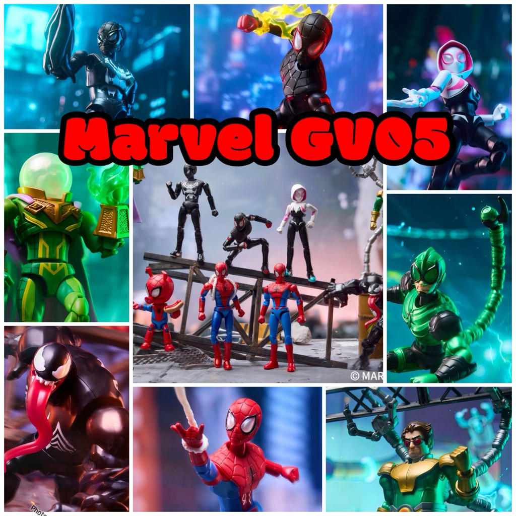 Blokees Marvel 01-05 Spiderman Ironman Hulk Buster Falcon Bucky Groot Rocket Starlord Miles Mirales 