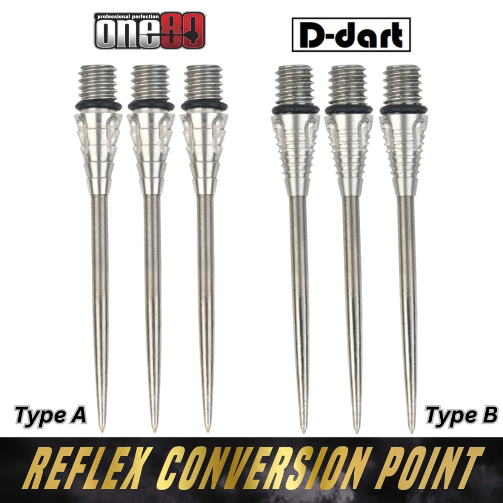 ONE80 FLEXI DART POINT - ตัวชี้เหล็ก 2BA REFLEX POINT