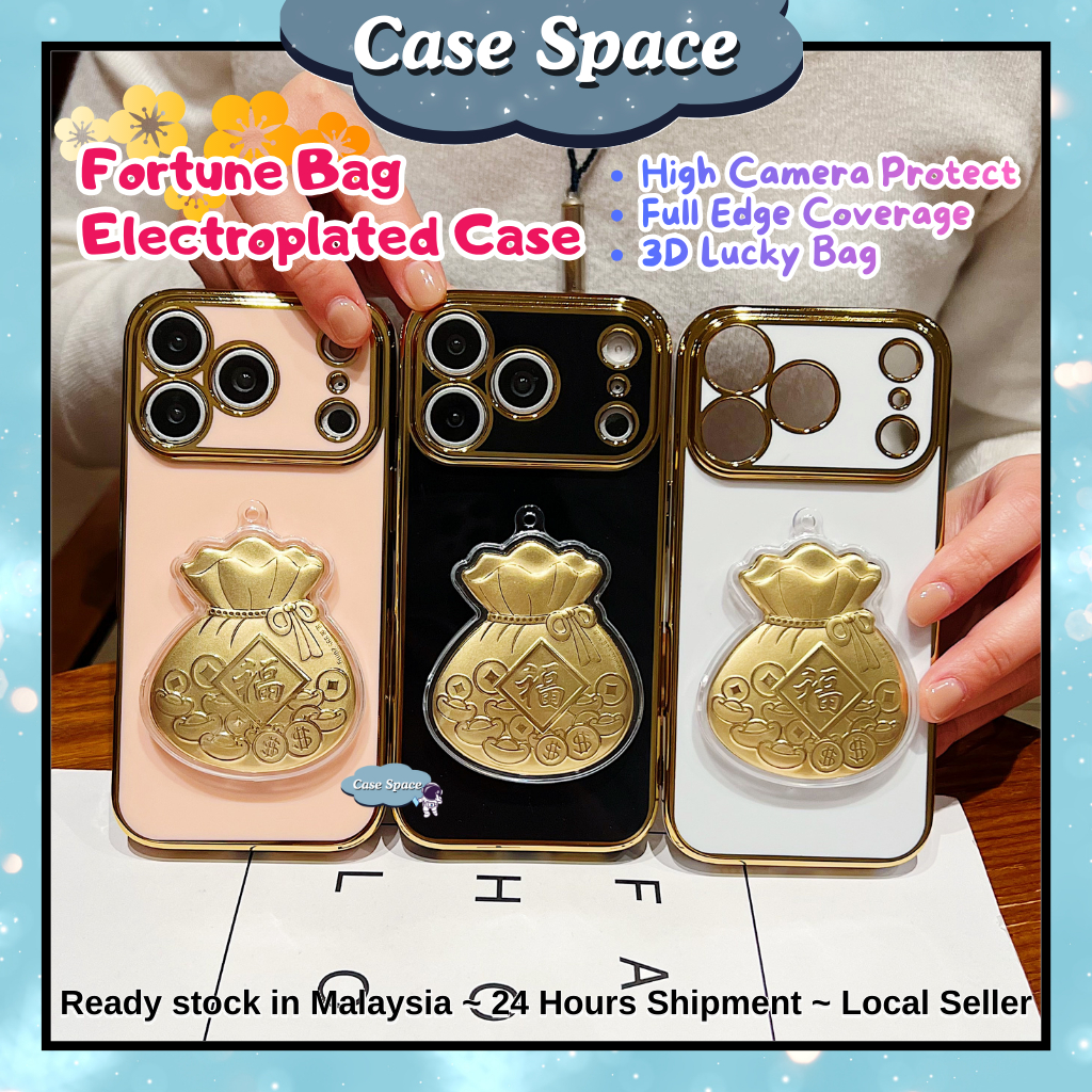 Honor X6a X6b X7 X7a X7b X8 4G X8a X8b X9 X9a 70 200 Pro Lite 5G fon s electroplated ทอง lucky กระเป