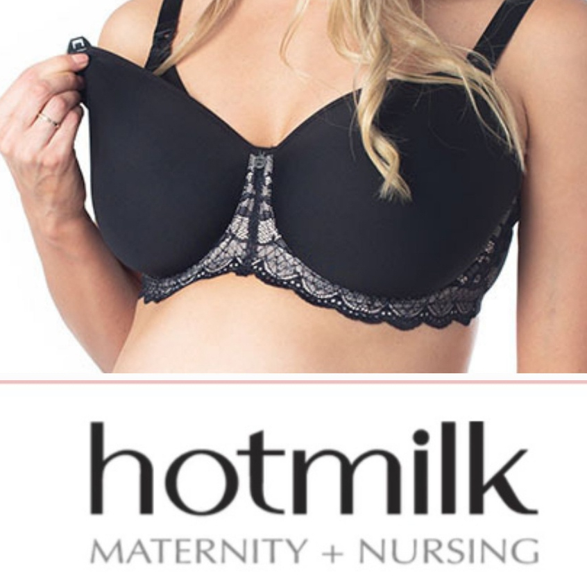 32-46 E,F,G,H,I,J,M Cup HOTMILK & MOTHERHOOD Bra Penyusuan Berkawat Saiz Bear (เสื้อชั้นในให้นมขนาดบ