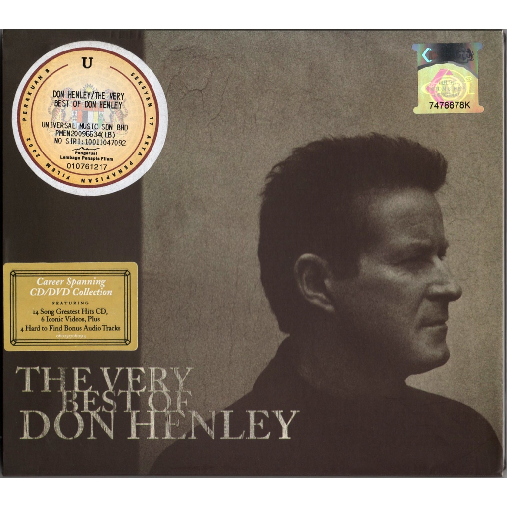 DON HENLEY (EAGLES) - The Very Best of Don Henley 2009 UNIVERSAL MUSIC DELUXE CD + DVD SET