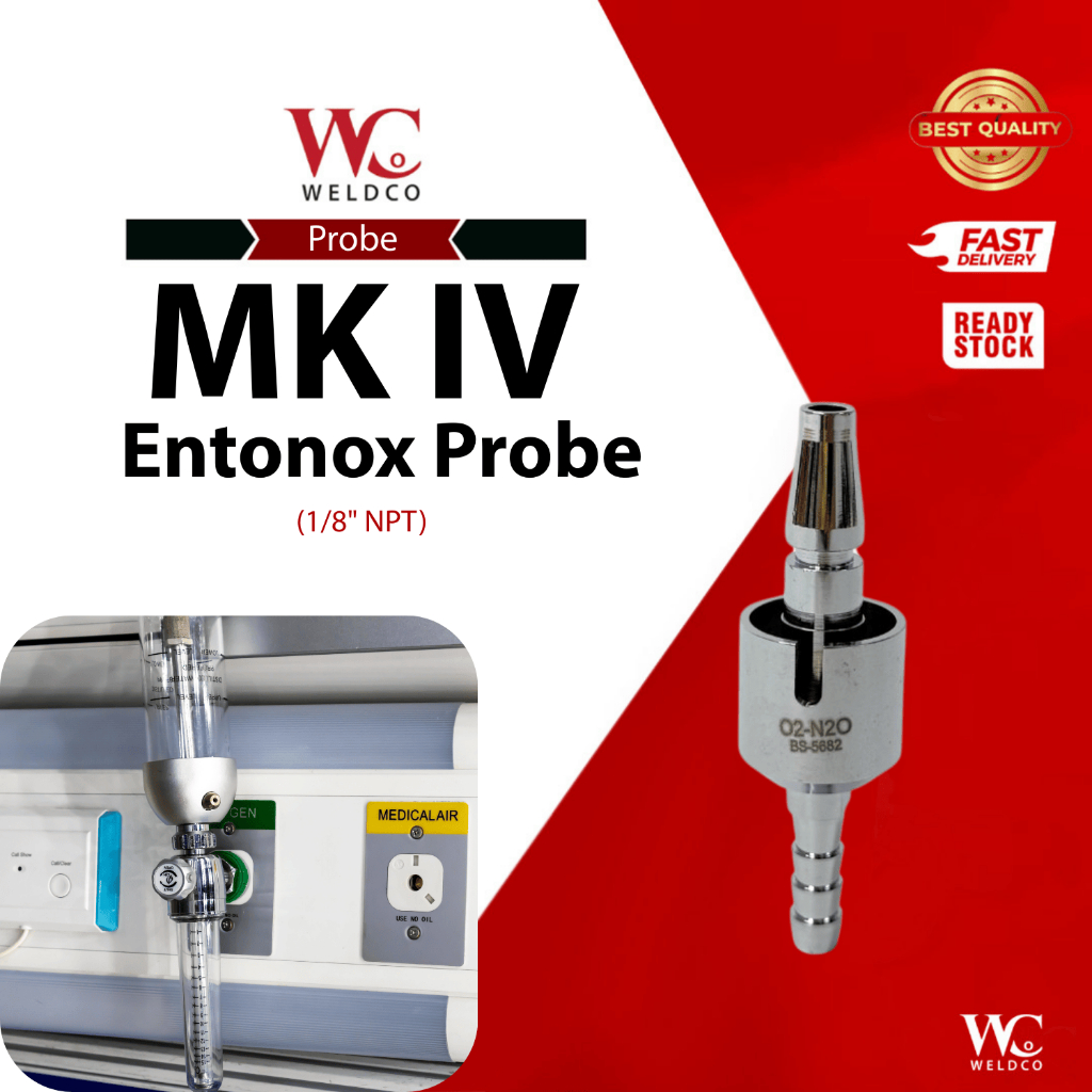 MK IV Entonox Probe 1/8" NPT