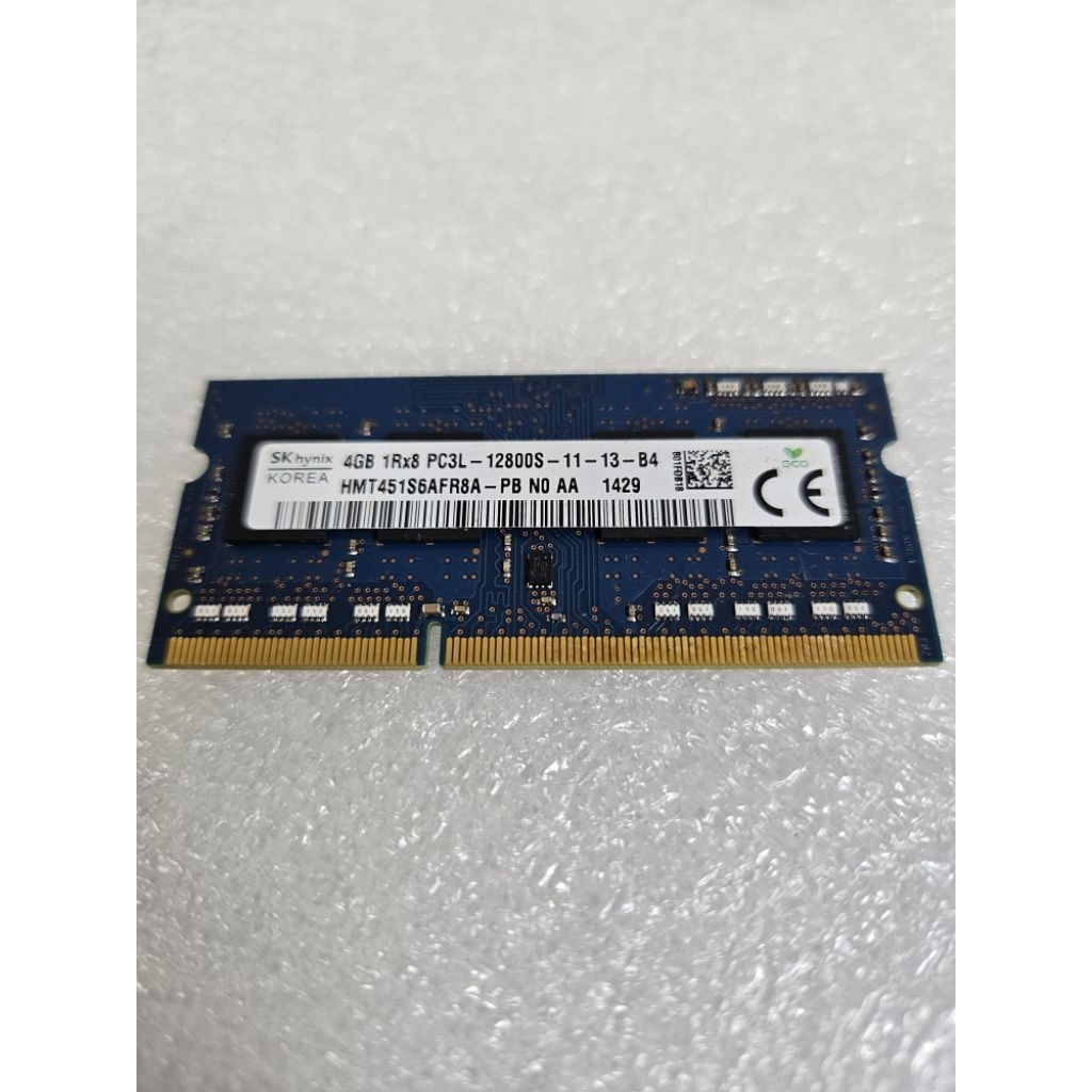 SK Hynix 4GB DDR3L แล็ปท็อป RAM 1.35v [มือสอง]