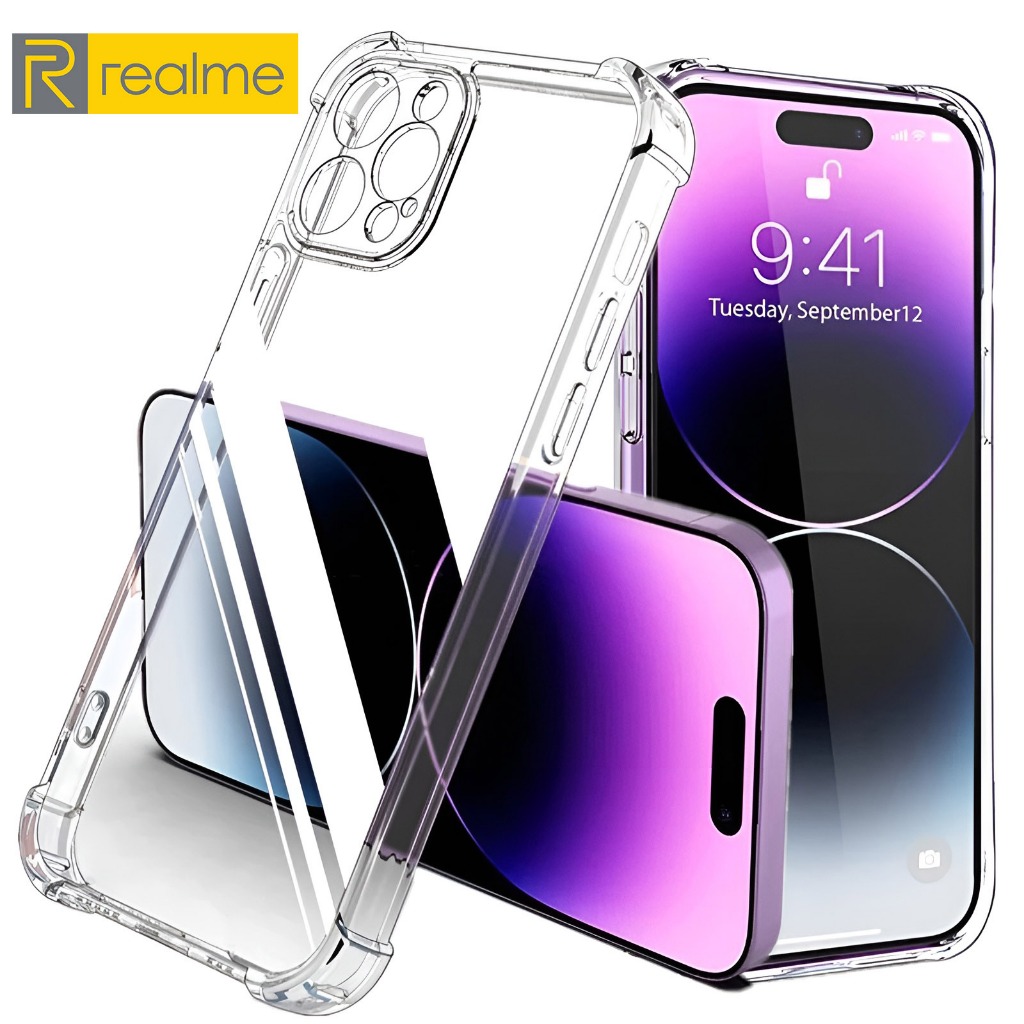 Realme 15/Realme 15T/Realme 15 Pro/Realme 14/Realme 14X/Realme 14 Pro เคสโทรศัพท์ TPU กันกระแทก