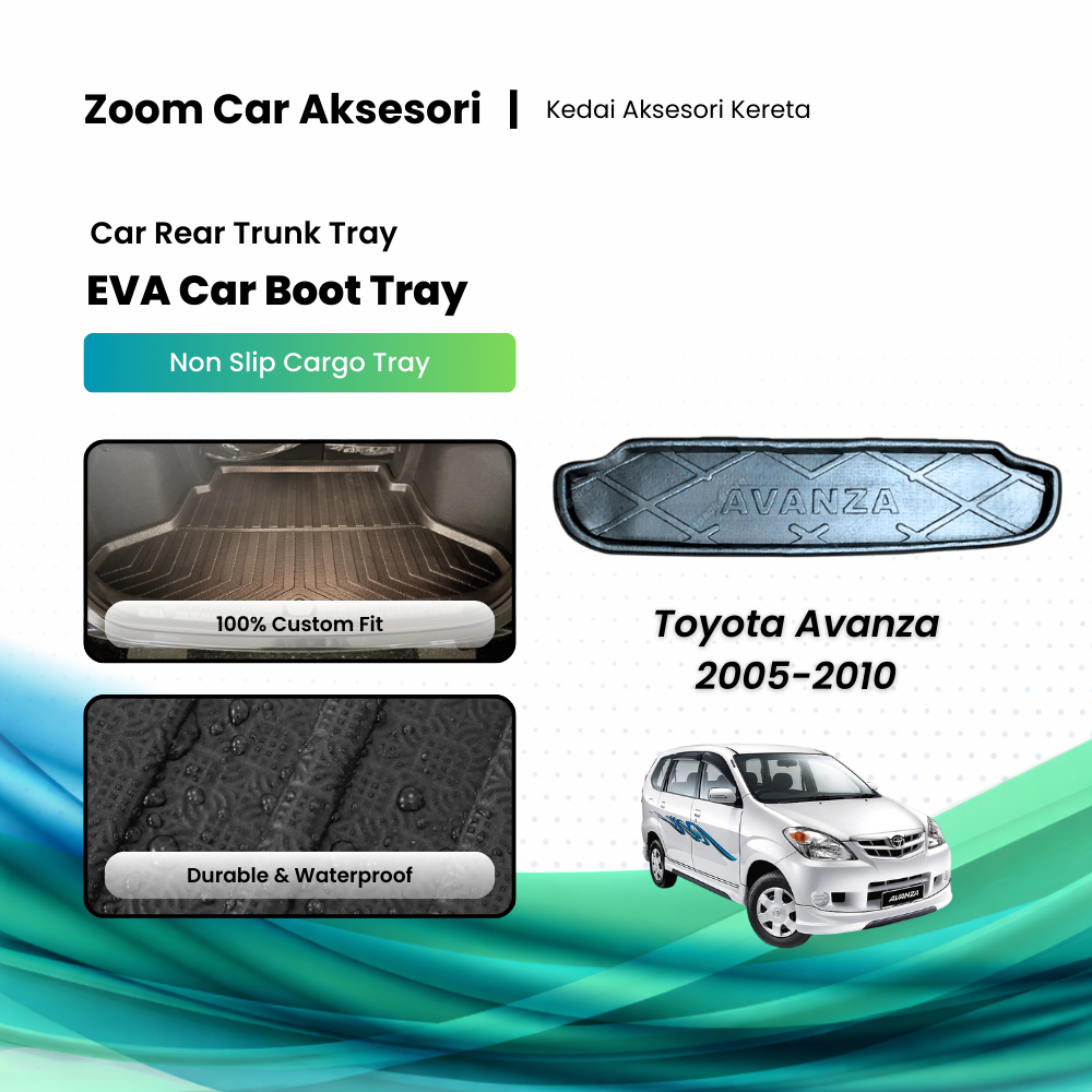 Toyota Avanza Old (2005-2010) ถาดบูต วัสดุ EVA Avanza Lama Pelapik Bonnet กันน้ํา