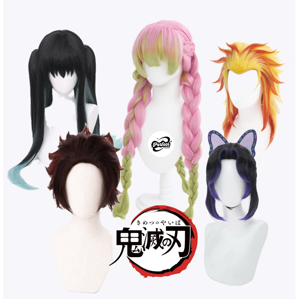 Demon Slayer Wig Muichiro Tokito,Kyojuro Rengoku,Tanjiro Kamado,Kano Tsuyuri,Mitsubishi Kanroji - 28
