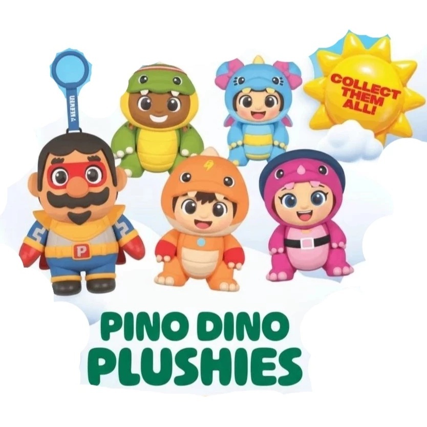 7-ELEVEN  PAPA ZOLA MOVIE : PINO DINO PLUSHIES