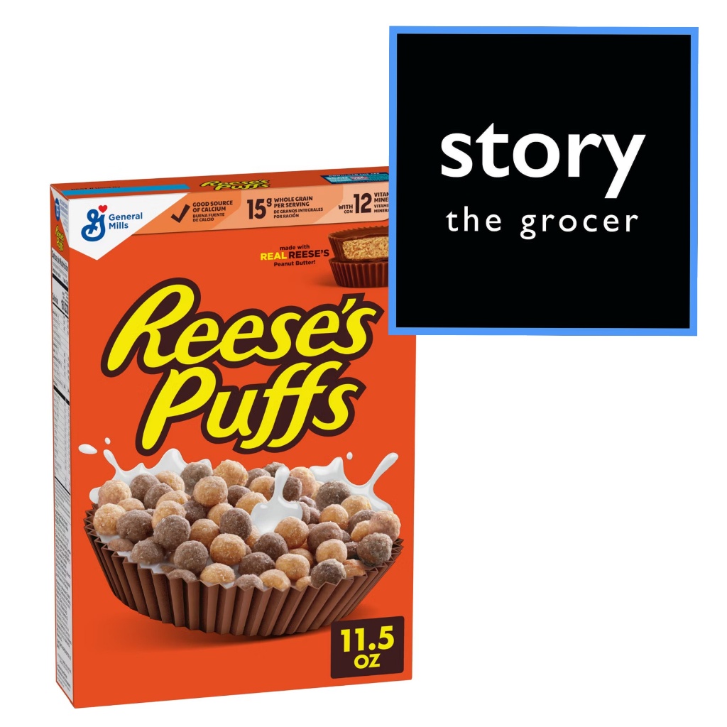 Reeses Puffs Breakfast Cereal 326g / Rees Puffs Peanut Butter Lovers