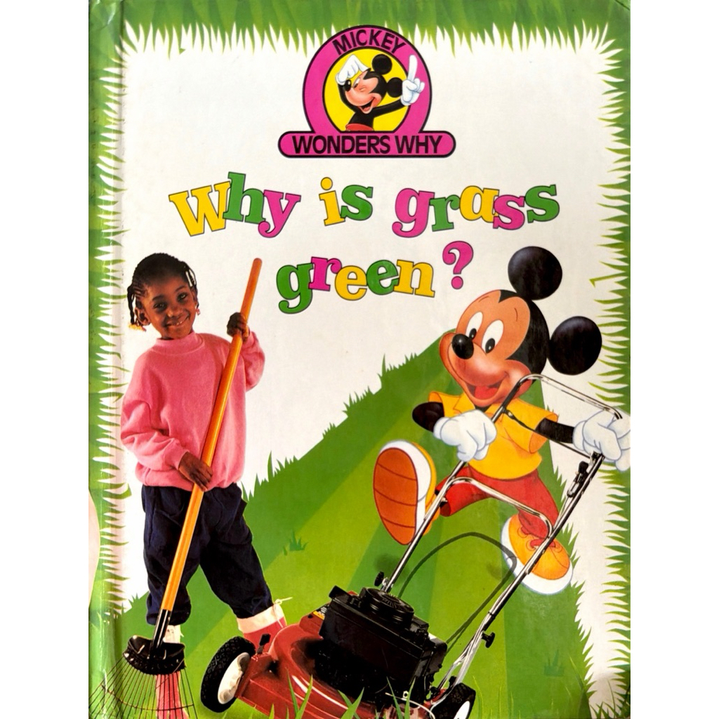 หนังสือมือสอง US Mickey Wonders Why: Why Is Grass Green?ปกแข็งWorn