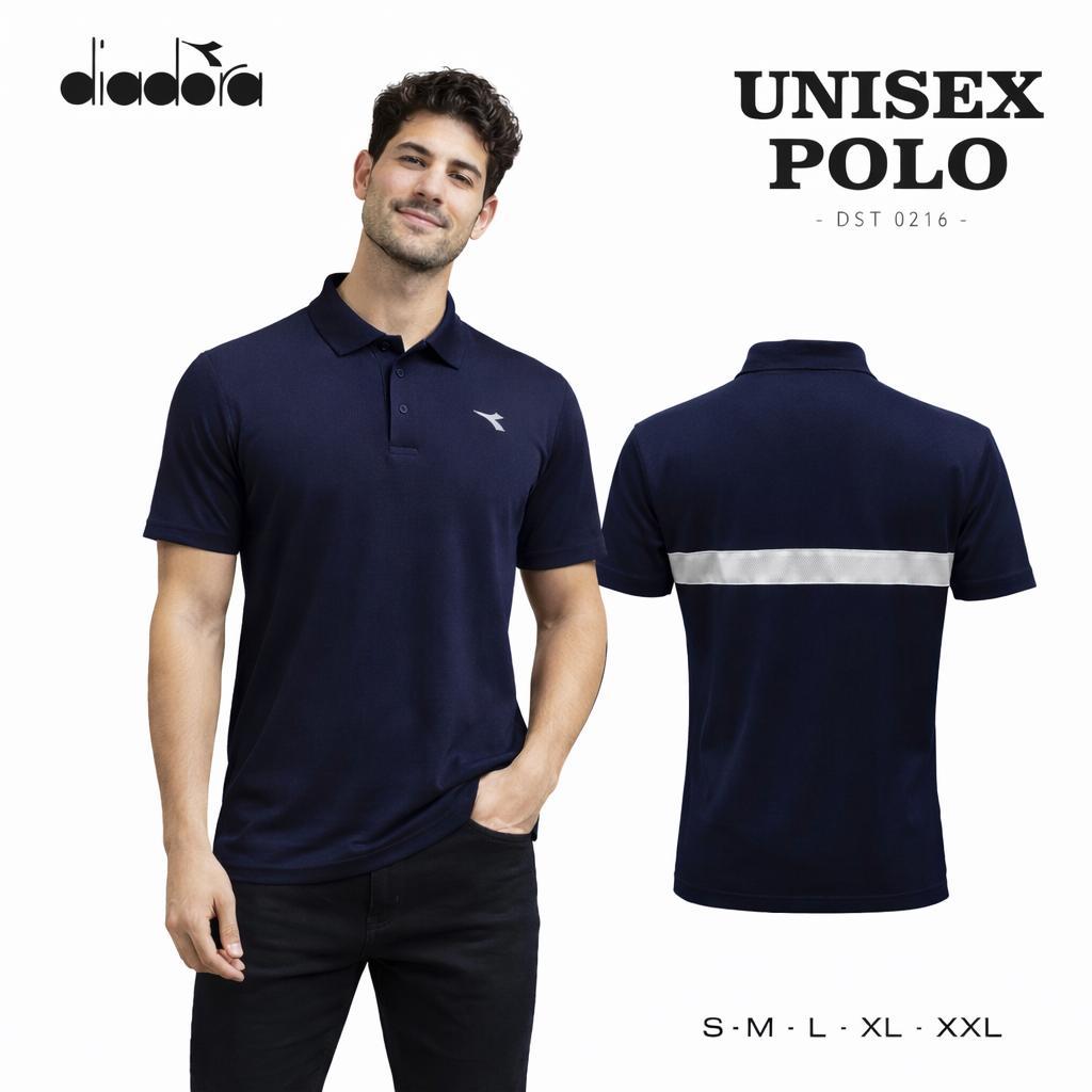 Diadora UNISEX POLO ดีไซน์คอปกผ้าฝ้ายตัดขนาดเสื้อผ้าขนาดใหญ่ - DST0216