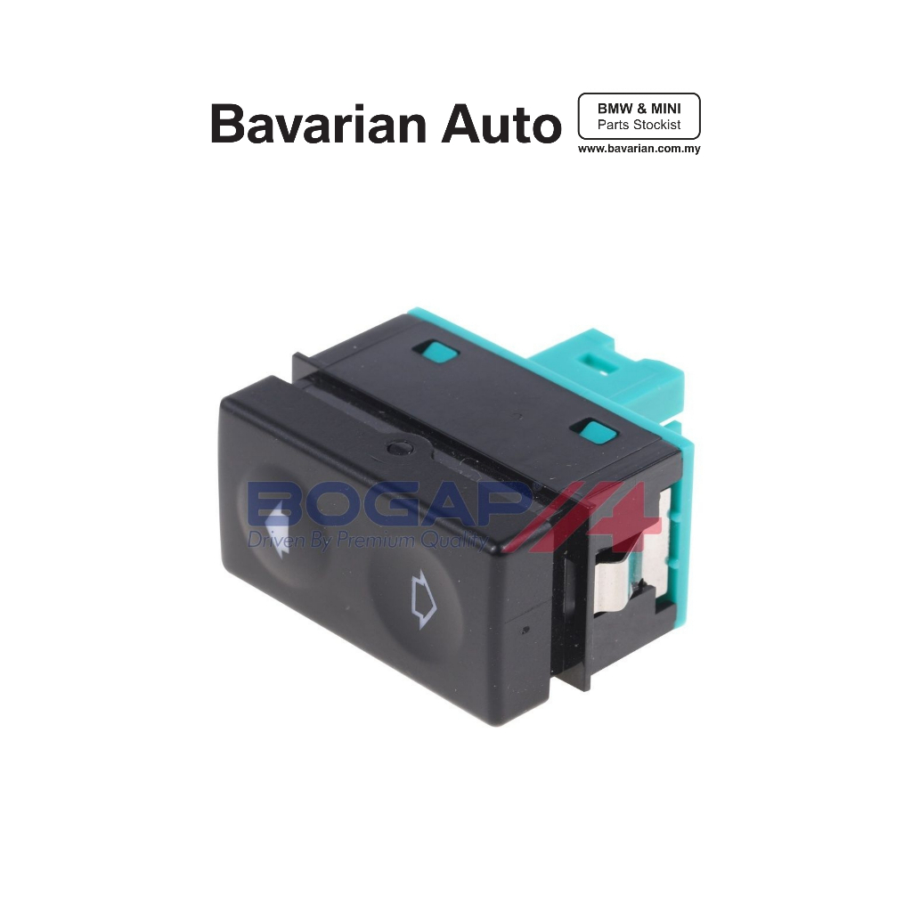 สวิตช์หน้าต่าง BOGAP (สีเขียว) BMW 3 E36/Z3 E36 61318365300