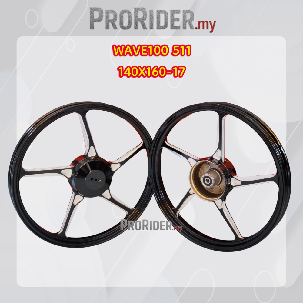WAVE100 W100 EX5 DREAM SPORT RIM CAST WHEEL RIM ALLOY (ENKEI) FG 511 LEG 140-160X17
