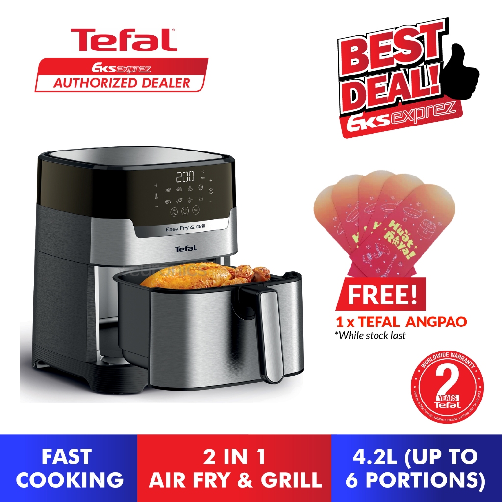Tefal Easy Fry & Grill หลัก 2 in 1 Air Fryer & Grill EY505D / EY505D27