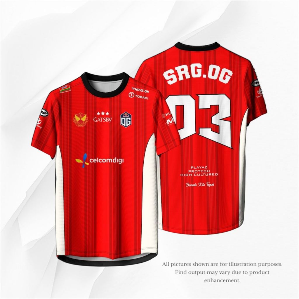 FAN MADE - PLAYAZ X SRG OG S16 JERSEY FULL SUBLIMATION EDITION LYCRA 280GSM