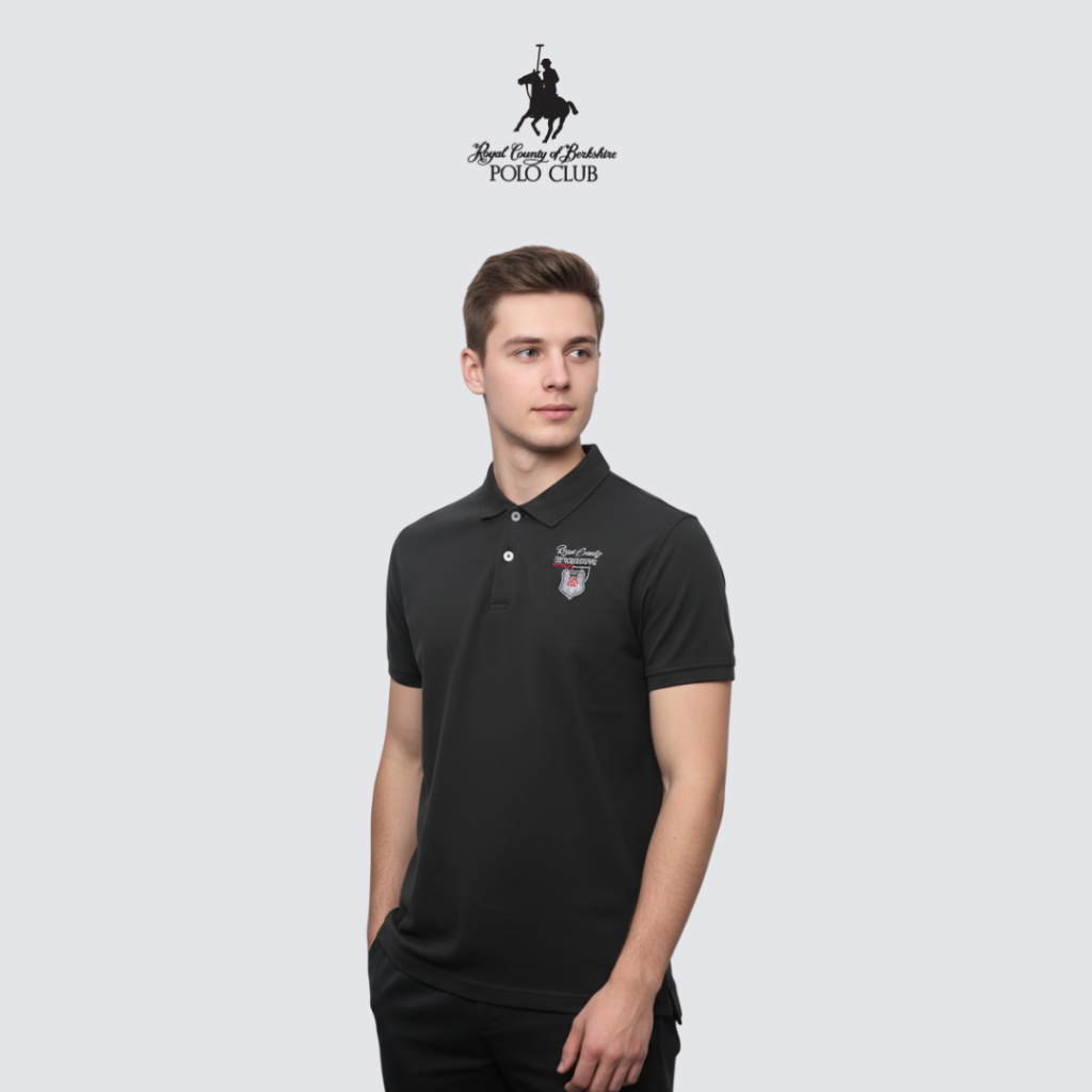 RCB Polo Club Men เสื้อโปโลแขนสั้นคอปก MTS12152 - Anchor Grey