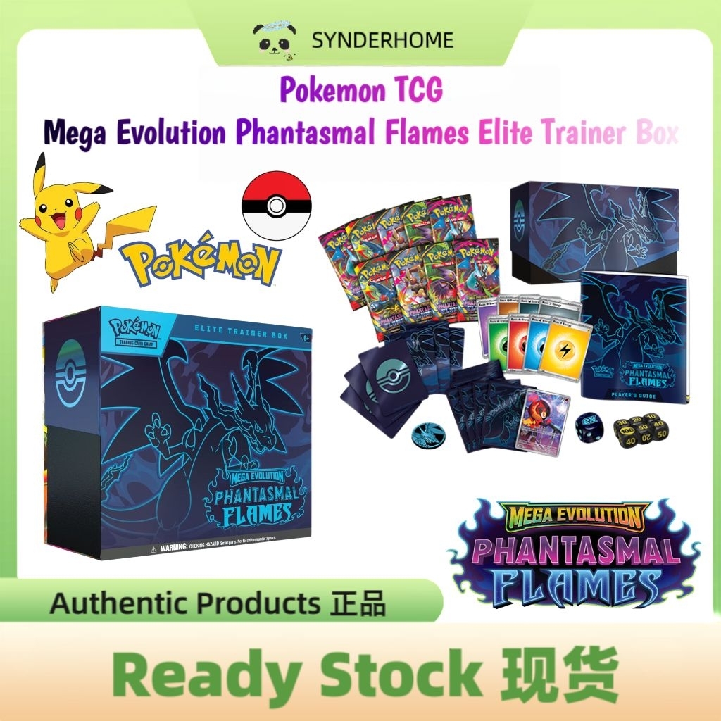 Pokémon TCG: Mega Evolution-Plantasmal Flames Elite Trainer Box (ETB)