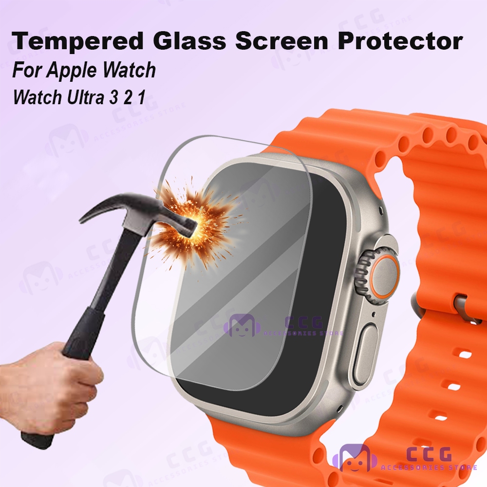 Apple Watch Ultra 3 2 1 ป้องกันหน้าจอกระจกนิรภัย / Apple TPU Soft Film Smartwatch iwatch Ultra อุปกร