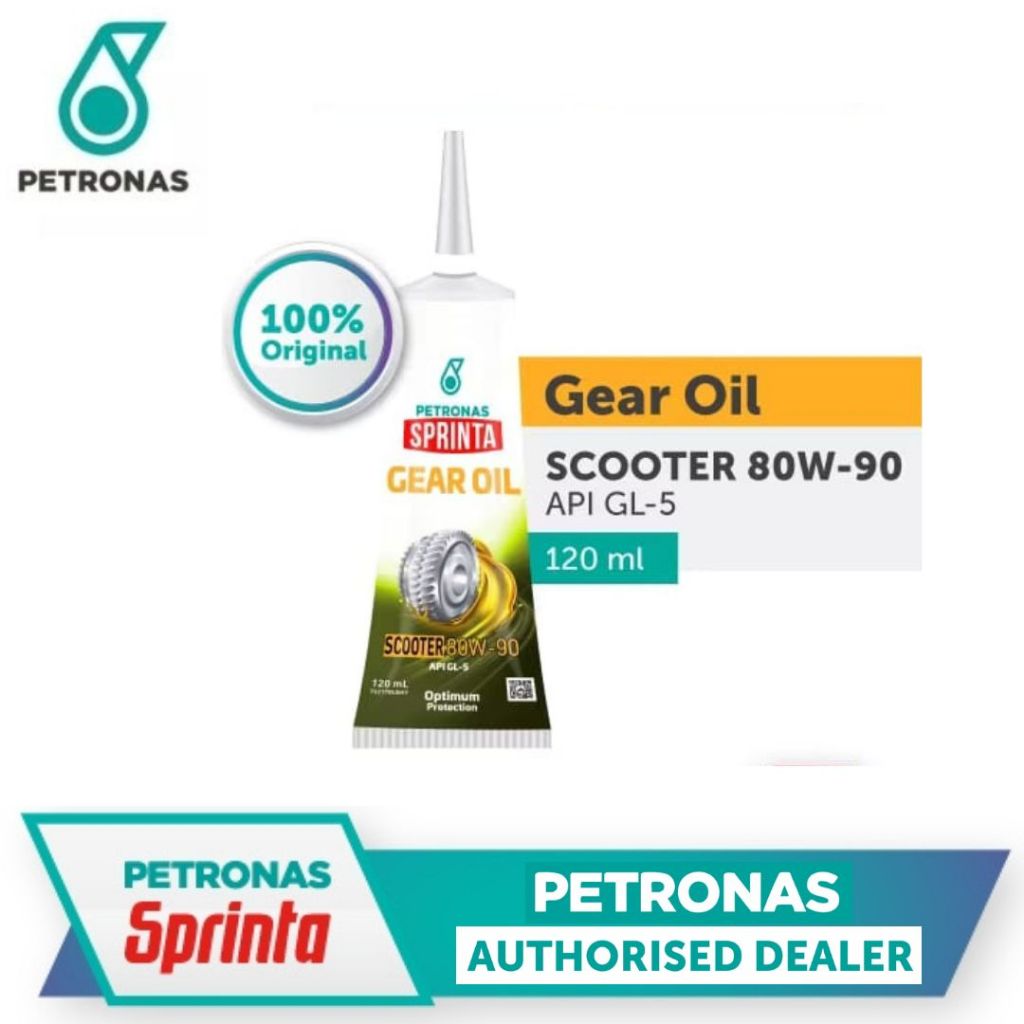 PETRONAS Sprinta Gear Oil Scooter 80W-90 (0.12L) - API GL5