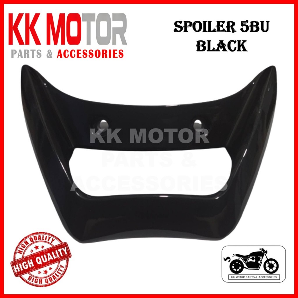 YAMAHA Y125 Y125Z 125Z 5BU SPOILER BLACK / HITAM SMX SM-X ด้านหลังมือจับที่นั่งบาร์ BELAKANG L BAR L