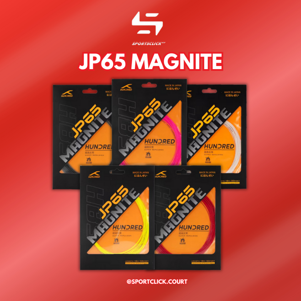 HUNDRED JP65 MAGNITE BADMINTON STRING (กีฬาคลิก)