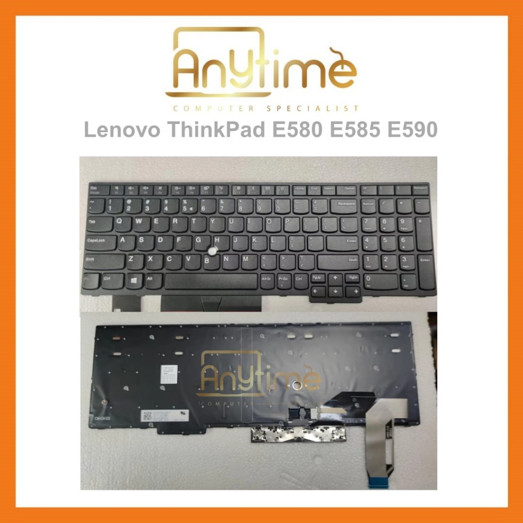 แป้นพิมพ์สําหรับ Lenovo ThinkPad E580 E585 E590 E595 L580 T580S T590 P52 P53 P72 การขยายตัวของแล็ปท็
